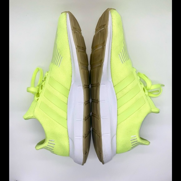 Adidas Mens Swift Run “ Hi-Res Yellow” - Picture 3 of 8